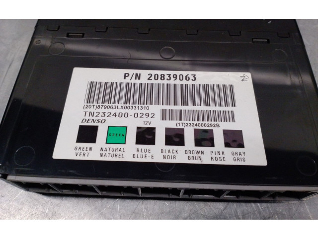 Блок комфорта 20839063, TN2324000292   Chevrolet Captiva   