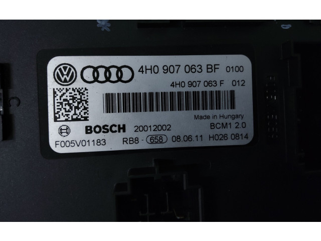 Блок комфорта 4H0907063BF, 4H0907063F Audi A7 S7 4G