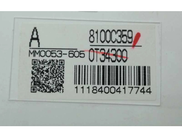 Панель приборов 8100C359, 0T34300 Mitsubishi ASX