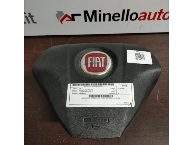 Подушка безопасности водителя 735516201   Fiat Punto Evo