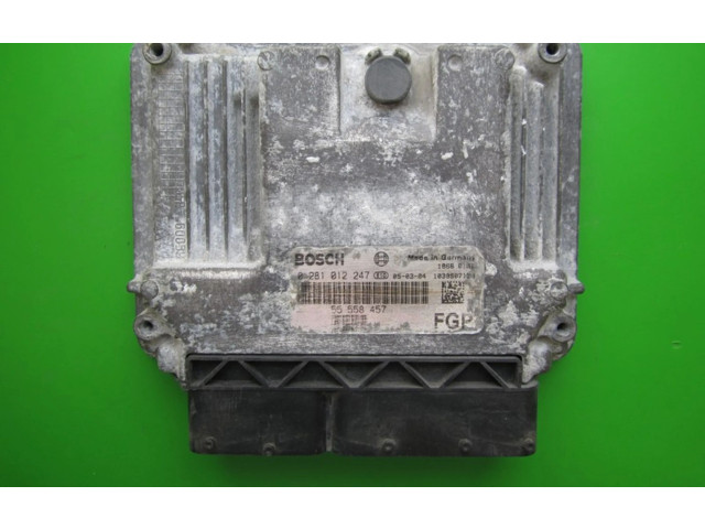 Блок управления двигателем Блок управления 55558457, 0281012247 Saab 9-3 Ver1