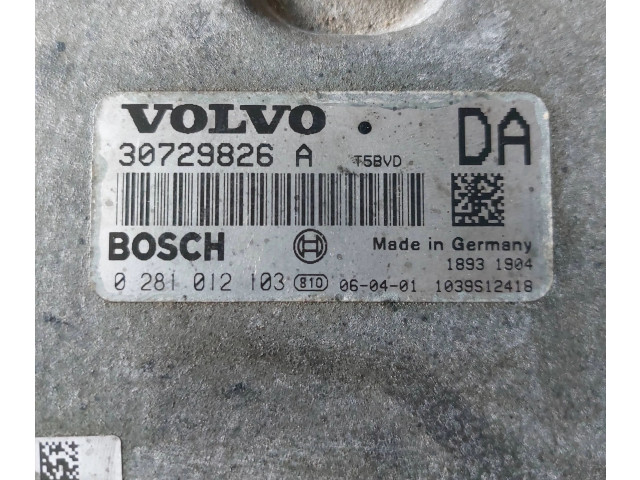 Блок управления двигателя     30729826A, 1039S12418    Volvo XC90 