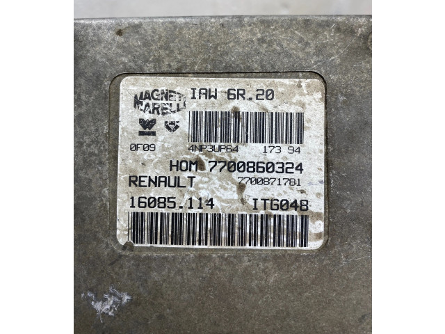 Блок управления двигателя IAW6R20, 7700860324   Renault Twingo I