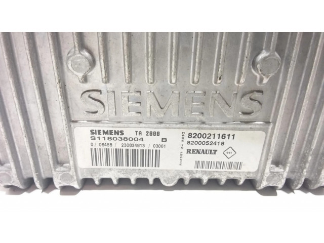 Блок управления коробкой передач 8200211611, S118038004B Renault Laguna II