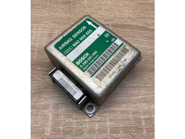 Блок подушек безопасности 8A0959655, 0285001085   Audi 80 90 S2 B4