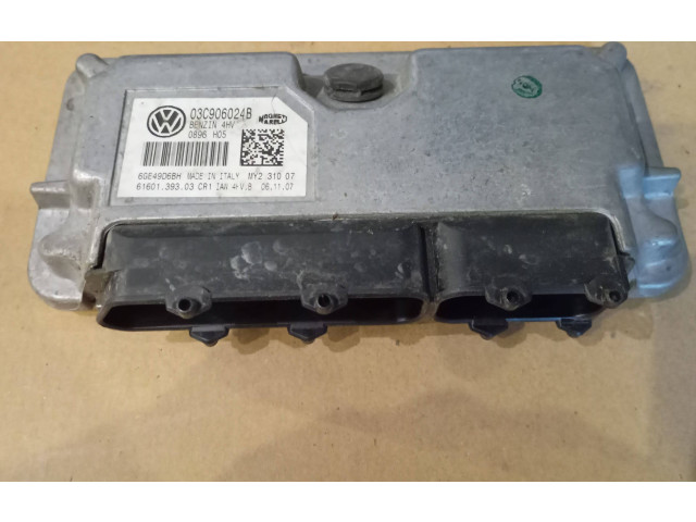 Блок управления двигателя 03C906024B, 6GE49D6BH Skoda Fabia Mk2 (5J)