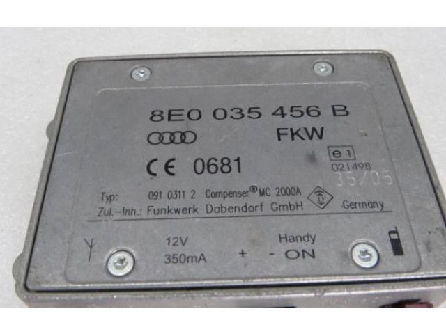 Блок управления 8E0035456B, E1021498   Audi A3 S3 8P