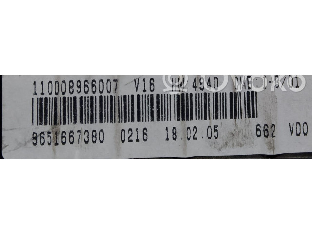 Панель приборов 9651667380, 9651667380 Citroen Xsara Picasso