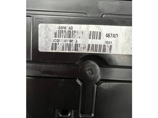 Панель приборов P68453467AD, 467AD Dodge PickUp RAM SRT-10