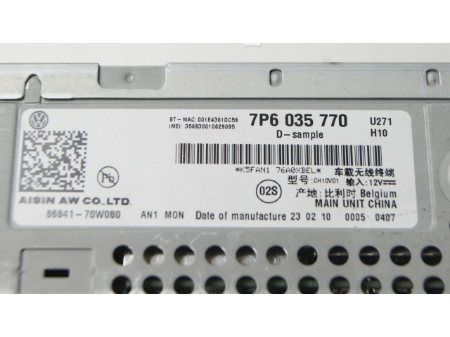 Vstřikovač 7P6035770, 7P6035770 Volkswagen Touareg II