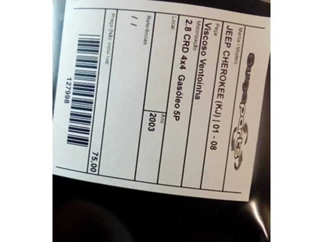 Вентилятор печки Jeep Cherokee III KJ