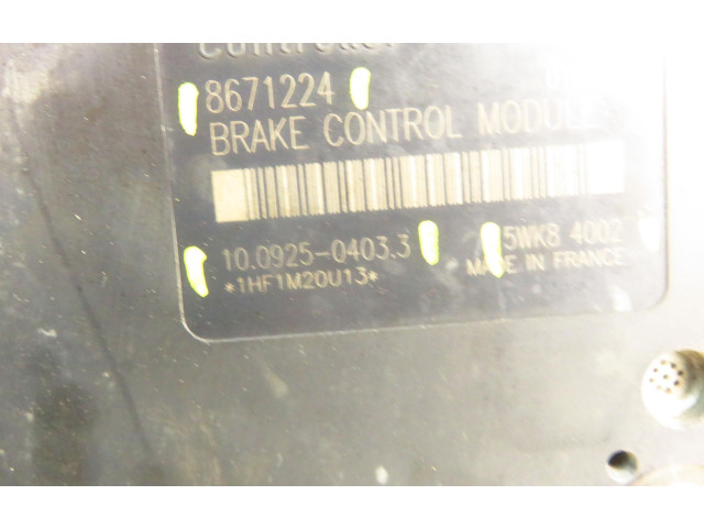 Блок АБС 5WK84002, 8671224 Volvo S60 2001 - 2004 года