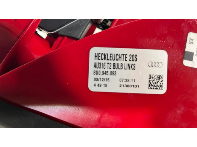 Задний фонарь левый сзади 8U0945093    Audi Q3 8U   2011-2016 года