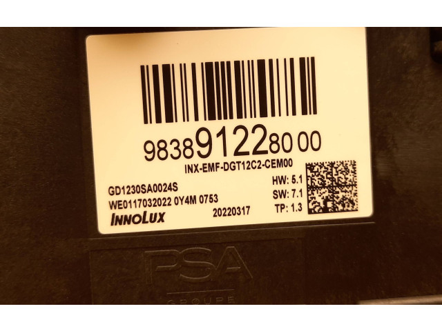 Дисплей 9838912280, 9838912280 Citroen C5 X