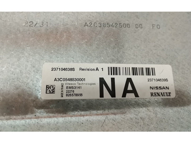 Блок управления двигателем Блок управления 237104638S   Dacia Sandero III