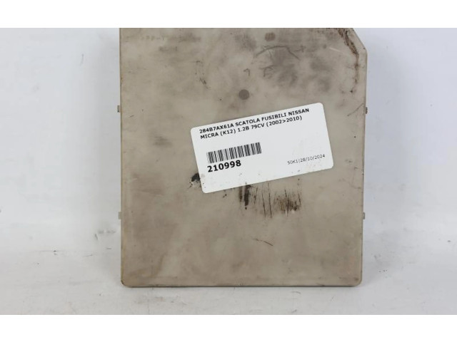 Pojistková skříňka 284B7AX61A Nissan Micra 2002