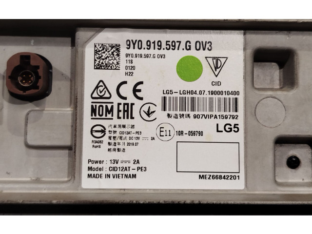 Дисплей 9Y0919597, 9Y0919597AG Porsche Cayenne (9Y0 9Y3)