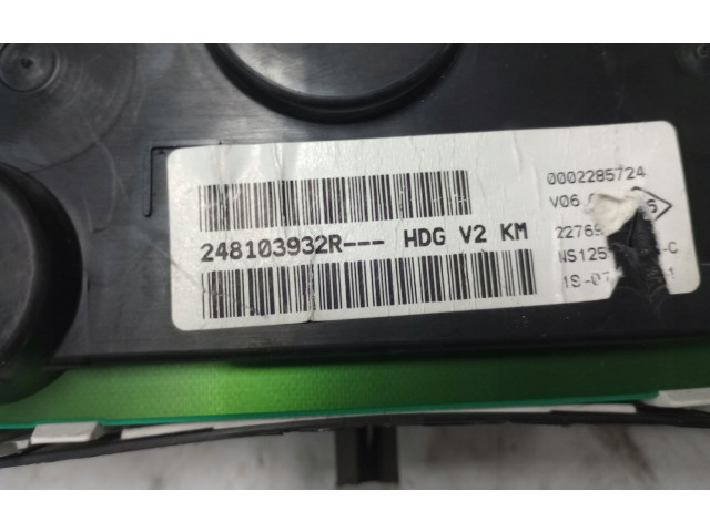 Панель приборов 248103932R Dacia Lodgy