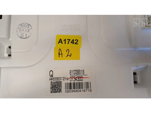 Панель приборов 8100B818, MM0053 Mitsubishi Outlander