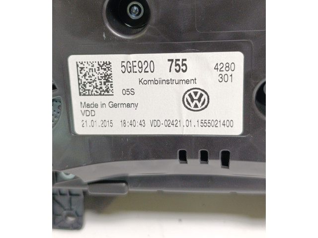 Панель приборов 5GE920755, A2C53427456 Volkswagen e-Golf