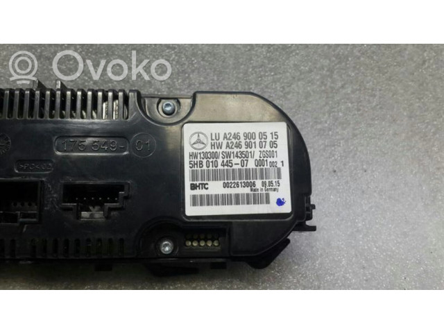 Блок управления климат-контролем A2469000515 Mercedes-Benz A W176