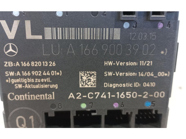 Řídící jednotka A1669003902 Mercedes-Benz A W176 2015