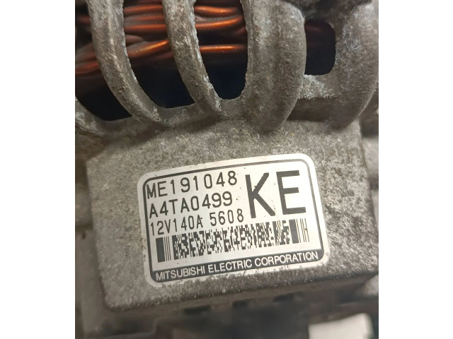 Генератор A4TA0499, ME191048 Mitsubishi Pajero