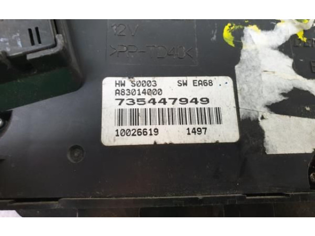 Блок управления климат-контролем 735447949, 10026619   Fiat Grande Punto