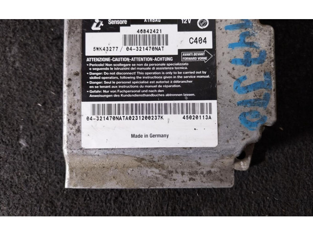 Блок подушек безопасности 46842421 Alfa Romeo 166