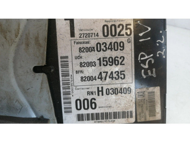 Pojistková skříňka 8200403409, 8200315962 Renault Espace - Grand espace IV 2004