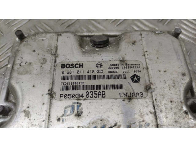 Řídící jednotka P05034035AB, 0281011410 Chrysler PT Cruiser 2002