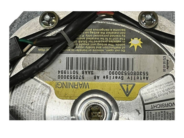 Подушка безопасности водителя 570553000, 5011994   Saab 9-5