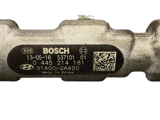 Vstřikovací lišta 0445214181, 314002A420 Hyundai i40 pro naftový motor 1.7 D4fd D4fd