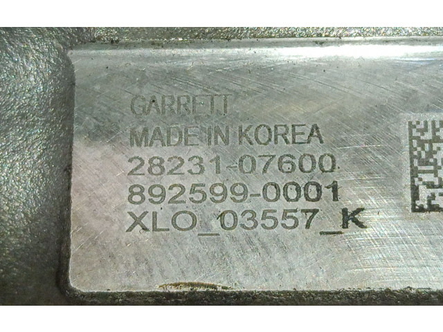 Turbodmychadlo Турбина 2823107600, 2823107600 KIA Stonic G3LF