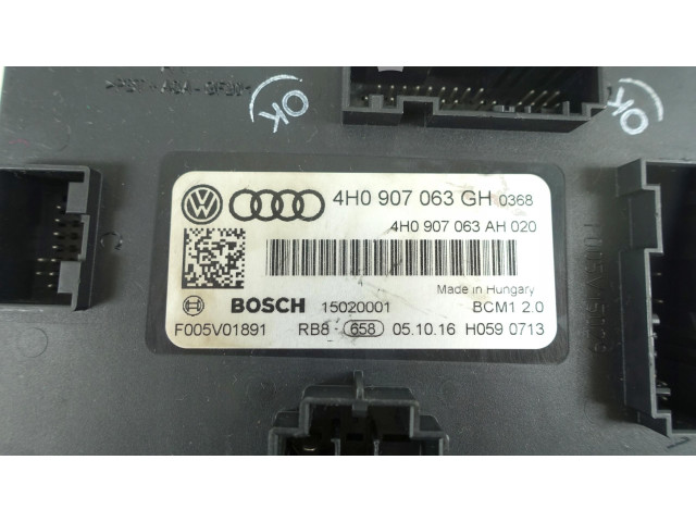 Блок комфорта 4H0907063GH Audi A6 C7