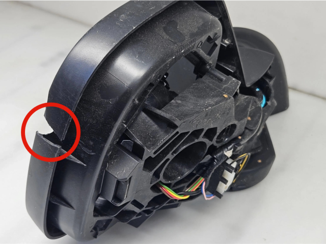 Zpětné zrcátko pravé Fiat Doblo III 2023 985268389V, Z9531400