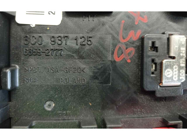 Pojistková skříňka Řídící jednotka BSM 3C0937125, 63592777   Volkswagen Passat Alltrack 2006