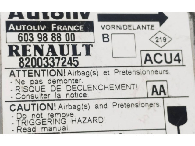 Блок подушек безопасности 9658177080 Citroen Berlingo