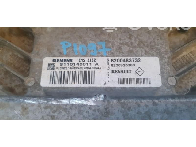 Блок управления двигателем Блок управления 8200483732, S110140011A Dacia Logan I