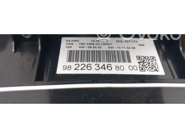 Панель приборов 9822634680 Citroen C3 Aircross