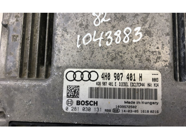 Řídící jednotka 02812030131, 4H0907401H   Audi A8 S8 D4 4H 2014