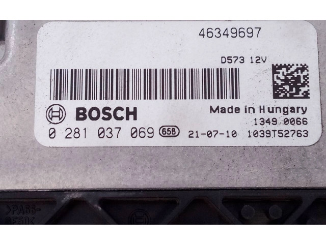 Řídící jednotka 46349697, 0281037069 Alfa Romeo Stelvio 2021