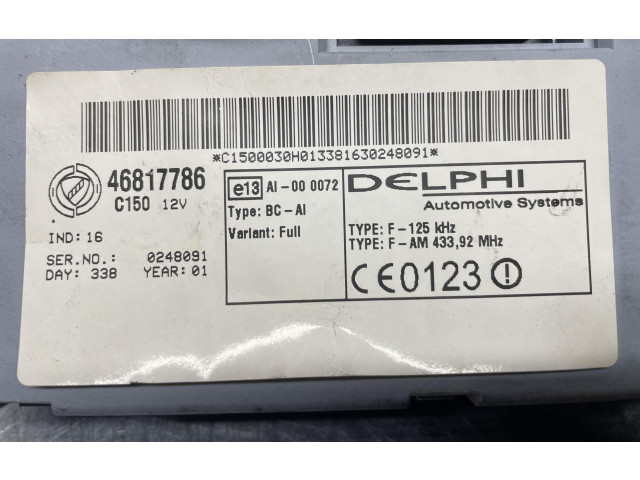 Блок комфорта 46817786, 46817786   Fiat Punto (188)   