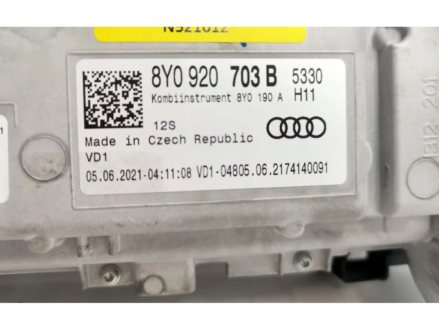 Панель приборов 8Y0920703B Audi A3 8Y