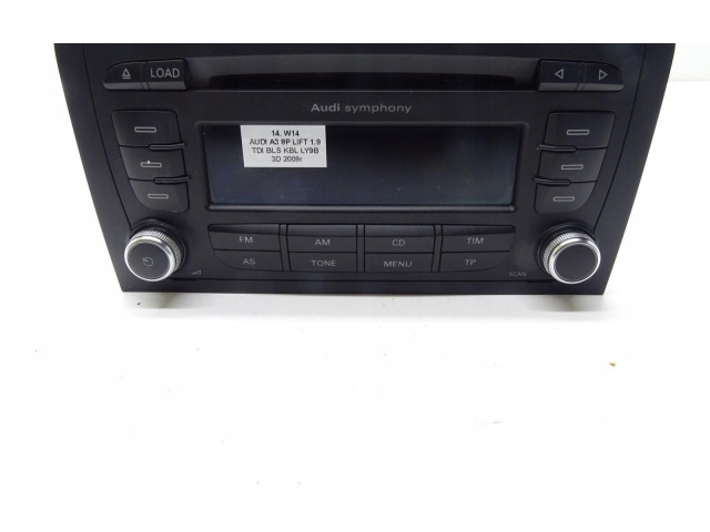 Радио/ проигрыватель CD/DVD / навигация 8P0035195M Audi A3 S3 A3 Sportback 8P