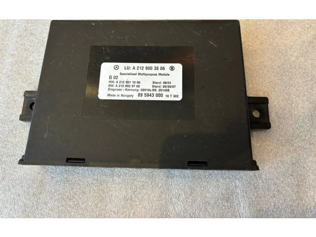 Блок комфорта A2129003806, 895943000   Mercedes-Benz E W212   