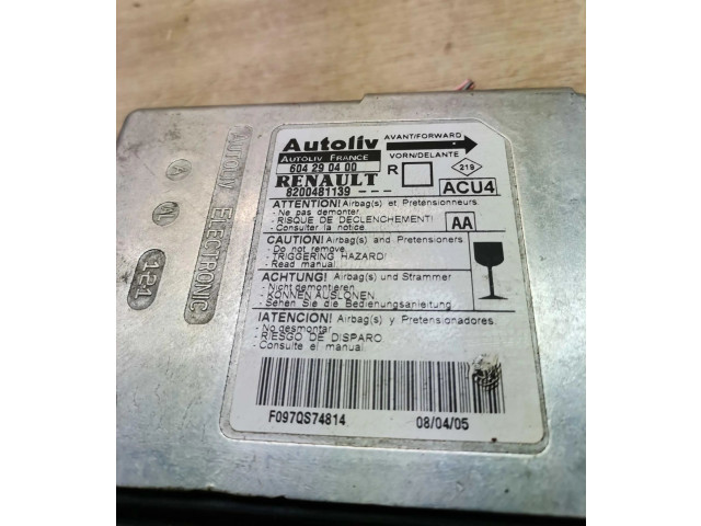 Блок подушек безопасности 8200481139, 604290400 Renault Scenic II - Grand scenic II