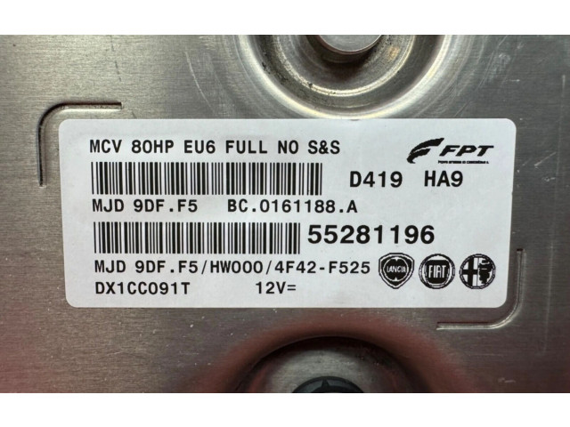 Рулевая рейка  Блок управления двигателя MJD9DF.F5, 55281196   Fiat Qubo  -  года