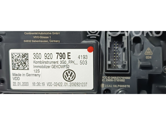 Přístrojová deska Volkswagen Tiguan 2020 3G0920790E, A3C01005800