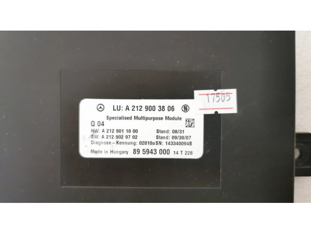 Блок комфорта 2129003806, A2129003806   Mercedes-Benz B W246 W242   